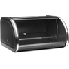 image:imageBrabantia Roll Top Bread Box  Medium  Matt Black  Large Metal Front Opening Bread Store for Kitchen Countertop  Partly Flat Top for Extra Storage Magnet Closing Lid  Fits 1 LoafMatt Black