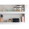 image:imageBrabantia Roll Top Bread Box  Medium  Matt Black  Large Metal Front Opening Bread Store for Kitchen Countertop  Partly Flat Top for Extra Storage Magnet Closing Lid  Fits 1 LoafMatt Black