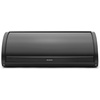 image:imageBrabantia Roll Top Bread Box  Medium  Matt Black  Large Metal Front Opening Bread Store for Kitchen Countertop  Partly Flat Top for Extra Storage Magnet Closing Lid  Fits 1 LoafMatt Black