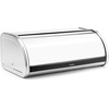 image:imageBrabantia Roll Top Bread Box  Medium  Matt Steel  Large Metal Front Opening Bread Store for Kitchen Countertop  Partly Flat Top for Extra Storage Magnet Closing Lid  Fits 1 LoafBrilliant Steel