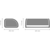 image:imageBrabantia Roll Top Bread Box  Medium  Matt Steel  Large Metal Front Opening Bread Store for Kitchen Countertop  Partly Flat Top for Extra Storage Magnet Closing Lid  Fits 1 LoafMatt Black