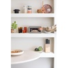 image:imageBrabantia Roll Top Bread Box  Medium  Matt Steel  Large Metal Front Opening Bread Store for Kitchen Countertop  Partly Flat Top for Extra Storage Magnet Closing Lid  Fits 1 LoafMatt Steel
