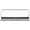 image:imageBrabantia Roll Top Bread Box  Medium  Matt Steel  Large Metal Front Opening Bread Store for Kitchen Countertop  Partly Flat Top for Extra Storage Magnet Closing Lid  Fits 1 LoafBrilliant Steel