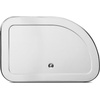 image:imageBrabantia Roll Top Bread Box  Medium  Matt Steel  Large Metal Front Opening Bread Store for Kitchen Countertop  Partly Flat Top for Extra Storage Magnet Closing Lid  Fits 1 LoafMatt Steel