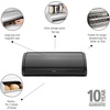 image:imageBrabantia Roll Top Bread Box  Medium  Matt Steel  Large Metal Front Opening Bread Store for Kitchen Countertop  Partly Flat Top for Extra Storage Magnet Closing Lid  Fits 1 LoafMatt Black