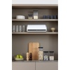 image:imageBrabantia Roll Top Bread Box  Medium  Matt Steel  Large Metal Front Opening Bread Store for Kitchen Countertop  Partly Flat Top for Extra Storage Magnet Closing Lid  Fits 1 LoafWhite
