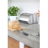 image:imageBrabantia Roll Top Bread Box  Medium  Matt Steel  Large Metal Front Opening Bread Store for Kitchen Countertop  Partly Flat Top for Extra Storage Magnet Closing Lid  Fits 1 LoafMatt Steel