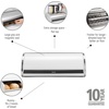 image:imageBrabantia Roll Top Bread Box  Medium  Matt Steel  Large Metal Front Opening Bread Store for Kitchen Countertop  Partly Flat Top for Extra Storage Magnet Closing Lid  Fits 1 LoafWhite