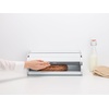 image:imageBrabantia Roll Top Bread Box  Medium  Matt Steel  Large Metal Front Opening Bread Store for Kitchen Countertop  Partly Flat Top for Extra Storage Magnet Closing Lid  Fits 1 LoafWhite