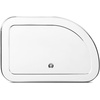 image:imageBrabantia Roll Top Bread Box  Medium  Matt Steel  Large Metal Front Opening Bread Store for Kitchen Countertop  Partly Flat Top for Extra Storage Magnet Closing Lid  Fits 1 LoafBrilliant Steel