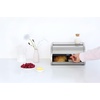 image:imageBrabantia Roll Top Bread Box  Medium  Matt Steel  Large Metal Front Opening Bread Store for Kitchen Countertop  Partly Flat Top for Extra Storage Magnet Closing Lid  Fits 1 LoafMatt Steel