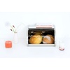 image:imageBrabantia Roll Top Bread Box  Medium  Matt Steel  Large Metal Front Opening Bread Store for Kitchen Countertop  Partly Flat Top for Extra Storage Magnet Closing Lid  Fits 1 LoafMatt Steel