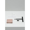 image:imageBrabantia Silicone Shower Squeegee with Hook Dark Gray Anti Streak Cleaning Wiper for Bathroom Glass Plastic Tile  Doublesided Brush amp Rim DesignDark Gray