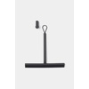 image:imageBrabantia Silicone Shower Squeegee with Hook Dark Gray Anti Streak Cleaning Wiper for Bathroom Glass Plastic Tile  Doublesided Brush amp Rim DesignDark Gray