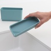 image:imageBrabantia Sink Organizer Jade Green NonSlip NonScratch Kitchen Countertop Storage Caddy for Dish Brush Soap Cloths LWH 75 x 33 x 45Mint