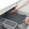 image:imageBrabantia Sinkside Silicone Dish Pot Drying Mat Jade Green Soft NonSlip Kitchen Counter Sink Top Drainer for DishwashingDark Gray