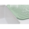 image:imageBrabantia Sinkside Silicone Dish Pot Drying Mat Jade Green Soft NonSlip Kitchen Counter Sink Top Drainer for DishwashingJade Green