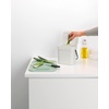 image:imageBrabantia Sort amp Go Kitchen Countertop Food Scraps Compost Bin  XS  08 Gal  3L  Light Gray  Removable StayOpen Lid Carry Handle EasyClean Recycling Box  Wall Bracket Sold SeparatelyLight Gray