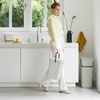 image:imageBrabantia Sort amp Go Kitchen Countertop Food Scraps Compost Bin  XS  08 Gal  3L  Light Gray  Removable StayOpen Lid Carry Handle EasyClean Recycling Box  Wall Bracket Sold SeparatelyLight Gray