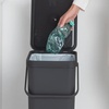 image:imageBrabantia Sort amp Go Kitchen Countertop Food Scraps Compost Bin  XS  08 Gal  3L  Light Gray  Removable StayOpen Lid Carry Handle EasyClean Recycling Box  Wall Bracket Sold SeparatelyGray