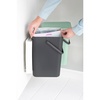 image:imageBrabantia Sort amp Go Kitchen Countertop Food Scraps Compost Bin  XS  08 Gal  3L  Light Gray  Removable StayOpen Lid Carry Handle EasyClean Recycling Box  Wall Bracket Sold SeparatelyGray  Jade Green