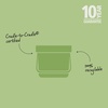 image:imageBrabantia Sort amp Go Kitchen Countertop Food Scraps Compost Bin  XS  08 Gal  3L  Light Gray  Removable StayOpen Lid Carry Handle EasyClean Recycling Box  Wall Bracket Sold SeparatelyJade Green