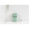 image:imageBrabantia Sort amp Go Kitchen Countertop Food Scraps Compost Bin  XS  08 Gal  3L  Light Gray  Removable StayOpen Lid Carry Handle EasyClean Recycling Box  Wall Bracket Sold SeparatelyJade Green