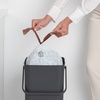 image:imageBrabantia Sort amp Go Kitchen Countertop Food Scraps Compost Bin  XS  08 Gal  3L  Light Gray  Removable StayOpen Lid Carry Handle EasyClean Recycling Box  Wall Bracket Sold SeparatelyGray