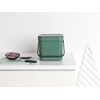 image:imageBrabantia Sort amp Go Kitchen Countertop Food Scraps Compost Bin  XS  08 Gal  3L  Light Gray  Removable StayOpen Lid Carry Handle EasyClean Recycling Box  Wall Bracket Sold SeparatelyFir Green