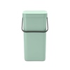 image:imageBrabantia Sort amp Go Kitchen Countertop Food Scraps Compost Bin  XS  08 Gal  3L  Light Gray  Removable StayOpen Lid Carry Handle EasyClean Recycling Box  Wall Bracket Sold SeparatelyJade Green