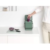 image:imageBrabantia Sort amp Go Kitchen Countertop Food Scraps Compost Bin  XS  08 Gal  3L  Light Gray  Removable StayOpen Lid Carry Handle EasyClean Recycling Box  Wall Bracket Sold SeparatelyFir Green