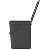 image:imageBrabantia Sort amp Go Kitchen Countertop Food Scraps Compost Bin  XS  08 Gal  3L  Light Gray  Removable StayOpen Lid Carry Handle EasyClean Recycling Box  Wall Bracket Sold SeparatelyGray