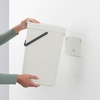 image:imageBrabantia Sort amp Go Kitchen Countertop Food Scraps Compost Bin  XS  08 Gal  3L  Light Gray  Removable StayOpen Lid Carry Handle EasyClean Recycling Box  Wall Bracket Sold SeparatelyLight Gray