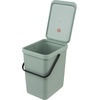 image:imageBrabantia Sort amp Go Kitchen Countertop Food Scraps Compost Bin  XS  08 Gal  3L  Light Gray  Removable StayOpen Lid Carry Handle EasyClean Recycling Box  Wall Bracket Sold SeparatelyJade Green