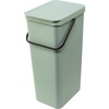 image:imageBrabantia Sort amp Go Kitchen Countertop Food Scraps Compost Bin  XS  08 Gal  3L  Light Gray  Removable StayOpen Lid Carry Handle EasyClean Recycling Box  Wall Bracket Sold SeparatelyJade Green