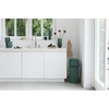 image:imageBrabantia Sort amp Go Kitchen Countertop Food Scraps Compost Bin  XS  08 Gal  3L  Light Gray  Removable StayOpen Lid Carry Handle EasyClean Recycling Box  Wall Bracket Sold SeparatelyFir Green
