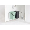 image:imageBrabantia Sort amp Go Kitchen Countertop Food Scraps Compost Bin  XS  08 Gal  3L  Light Gray  Removable StayOpen Lid Carry Handle EasyClean Recycling Box  Wall Bracket Sold SeparatelyGray  Jade Green