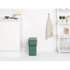 image:imageBrabantia Sort amp Go Kitchen Countertop Food Scraps Compost Bin  XS  08 Gal  3L  Light Gray  Removable StayOpen Lid Carry Handle EasyClean Recycling Box  Wall Bracket Sold SeparatelyFir Green
