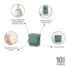 image:imageBrabantia Sort amp Go Kitchen Countertop Food Scraps Compost Bin  XS  08 Gal  3L  Light Gray  Removable StayOpen Lid Carry Handle EasyClean Recycling Box  Wall Bracket Sold SeparatelyFir Green