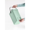 image:imageBrabantia Sort amp Go Kitchen Countertop Food Scraps Compost Bin  XS  08 Gal  3L  Light Gray  Removable StayOpen Lid Carry Handle EasyClean Recycling Box  Wall Bracket Sold SeparatelyJade Green