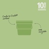 image:imageBrabantia Sort amp Go Kitchen Countertop Food Scraps Compost Bin  XS  08 Gal  3L  Light Gray  Removable StayOpen Lid Carry Handle EasyClean Recycling Box  Wall Bracket Sold SeparatelyJade Green