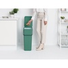 image:imageBrabantia Sort amp Go Kitchen Countertop Food Scraps Compost Bin  XS  08 Gal  3L  Light Gray  Removable StayOpen Lid Carry Handle EasyClean Recycling Box  Wall Bracket Sold SeparatelyFir Green