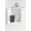 image:imageBrabantia Sort amp Go Kitchen Countertop Food Scraps Compost Bin  XS  08 Gal  3L  Light Gray  Removable StayOpen Lid Carry Handle EasyClean Recycling Box  Wall Bracket Sold SeparatelyGray  Jade Green