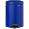 image:imageBrabantia StepOn XS Trash Can  Mineral Concrete Gray  13 Gallon  5L  Bathroom Bedroom Office Trash Can Light Pedal Handle amp Removable Inner Bucket  99 x 133 x 162   Trash BagsMineral Powerful Blue
