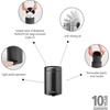 image:imageBrabantia StepOn XS Trash Can  Mineral Concrete Gray  13 Gallon  5L  Bathroom Bedroom Office Trash Can Light Pedal Handle amp Removable Inner Bucket  99 x 133 x 162   Trash BagsConfident Gray