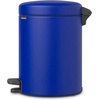 image:imageBrabantia StepOn XS Trash Can  Mineral Concrete Gray  13 Gallon  5L  Bathroom Bedroom Office Trash Can Light Pedal Handle amp Removable Inner Bucket  99 x 133 x 162   Trash BagsMineral Powerful Blue