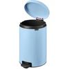 image:imageBrabantia StepOn XS Trash Can  Mineral Concrete Gray  13 Gallon  5L  Bathroom Bedroom Office Trash Can Light Pedal Handle amp Removable Inner Bucket  99 x 133 x 162   Trash BagsDreamy Blue
