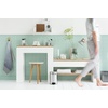 image:imageBrabantia StepOn XS Trash Can  Mineral Concrete Gray  13 Gallon  5L  Bathroom Bedroom Office Trash Can Light Pedal Handle amp Removable Inner Bucket  99 x 133 x 162   Trash BagsBrilliant Steel
