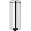 image:imageBrabantia StepOn XS Trash Can  Mineral Concrete Gray  13 Gallon  5L  Bathroom Bedroom Office Trash Can Light Pedal Handle amp Removable Inner Bucket  99 x 133 x 162   Trash BagsBrilliant Steel