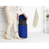 image:imageBrabantia StepOn XS Trash Can  Mineral Concrete Gray  13 Gallon  5L  Bathroom Bedroom Office Trash Can Light Pedal Handle amp Removable Inner Bucket  99 x 133 x 162   Trash BagsMineral Powerful Blue